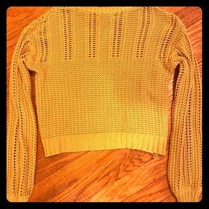 Yellow American eagle sweater